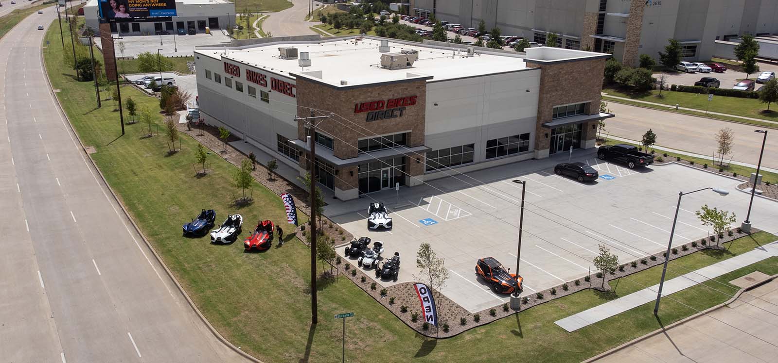 Overhead picture of UBD Texas store