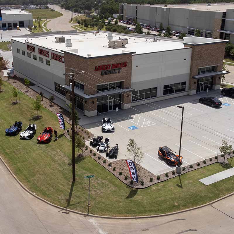Overhead picture of UBD Texas store