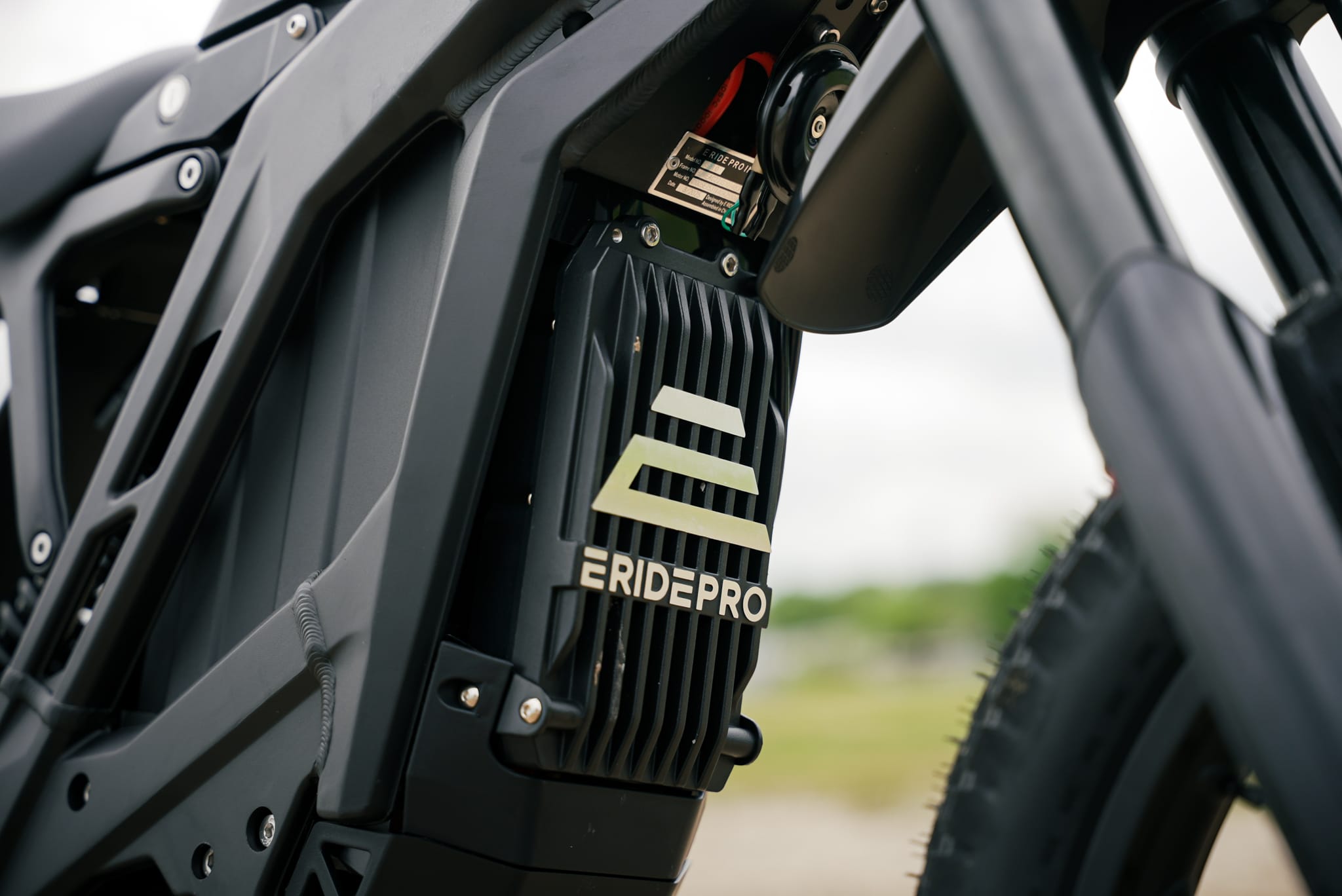 E-Bike Rider on the Road